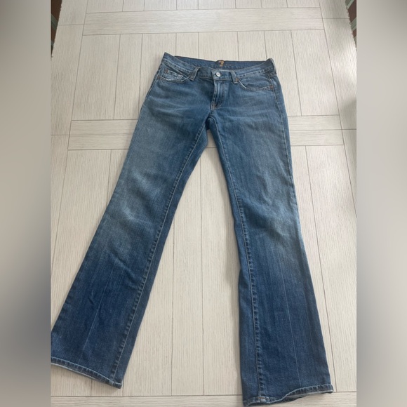 7 For All Mankind Denim - 7 for all mankind low rise y2k denim jeans size 28!!